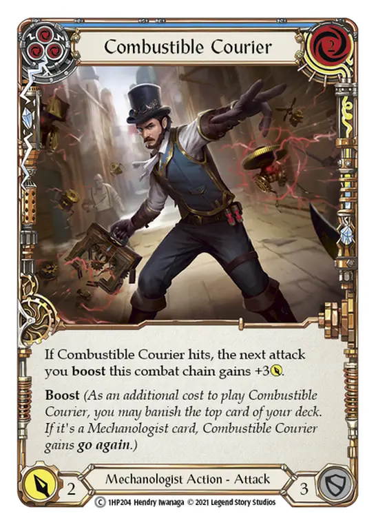 Combustible Courier (Blue)