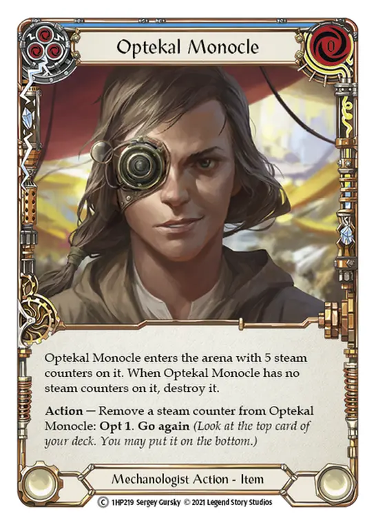 Optekal Monocle (Blue) 1HP219