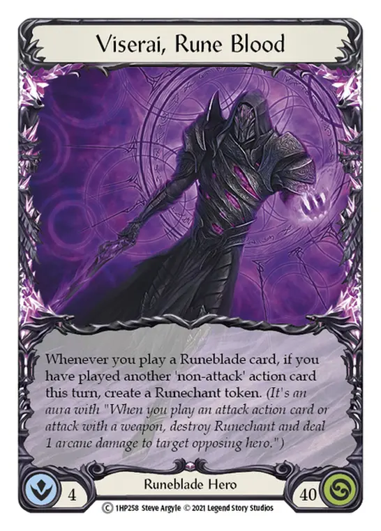 Viserai, Rune Blood 1HP258