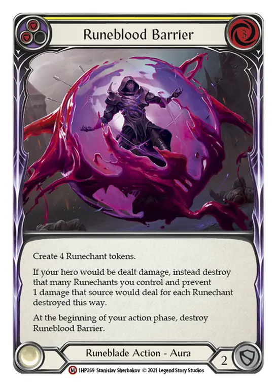Runeblood Barrier (Yellow) 1HP269