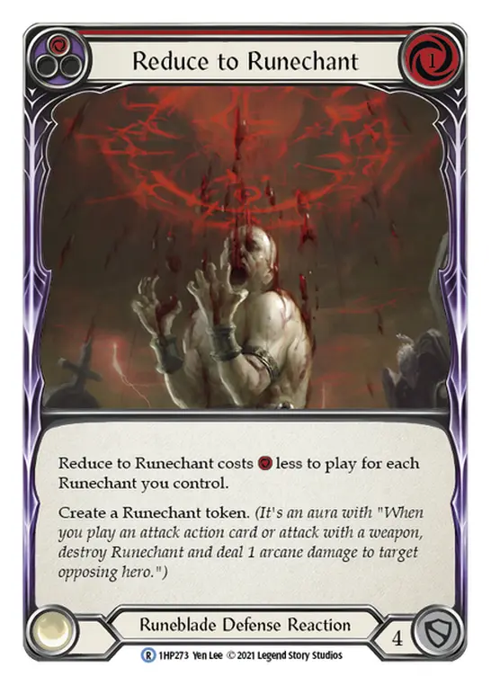 Reduce to Runechant (Red) 1HP273