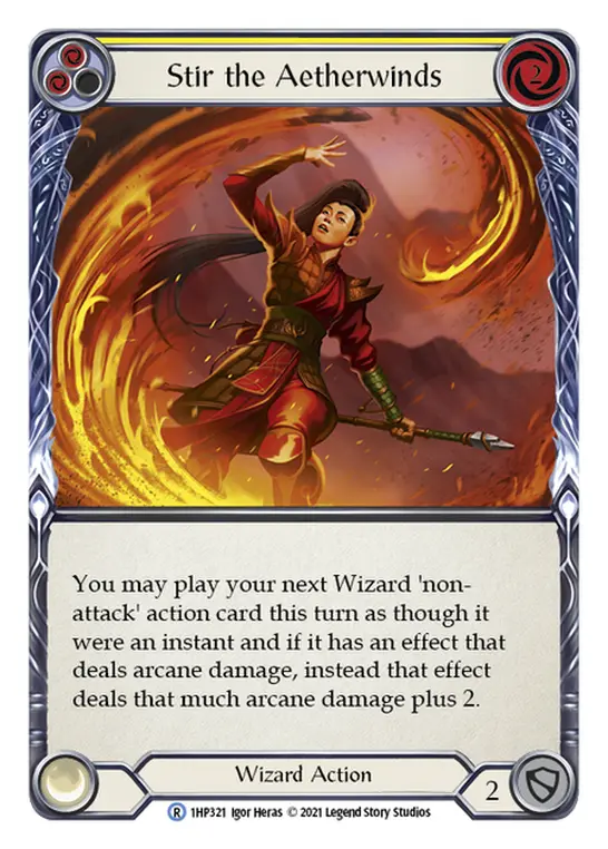 Stir the Aetherwinds (Yellow) 1HP321