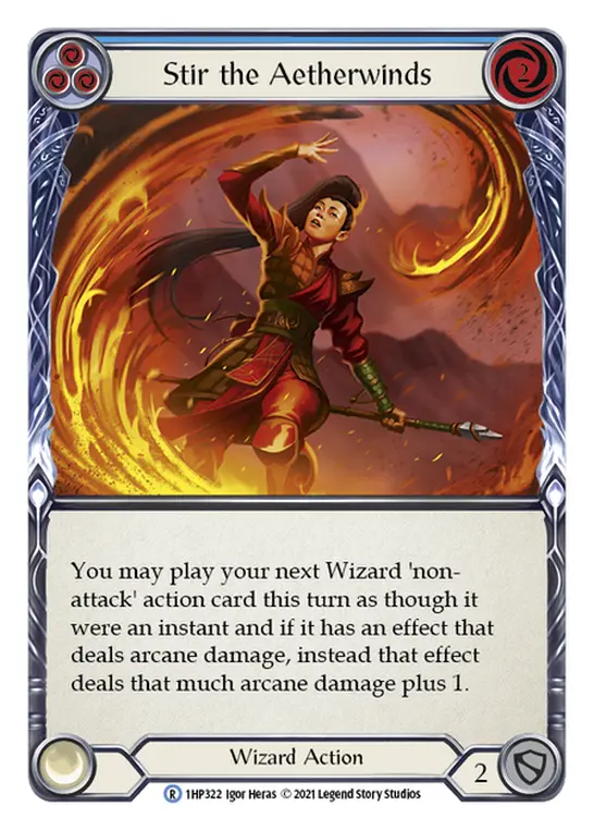 Stir the Aetherwinds (Blue) 1HP322
