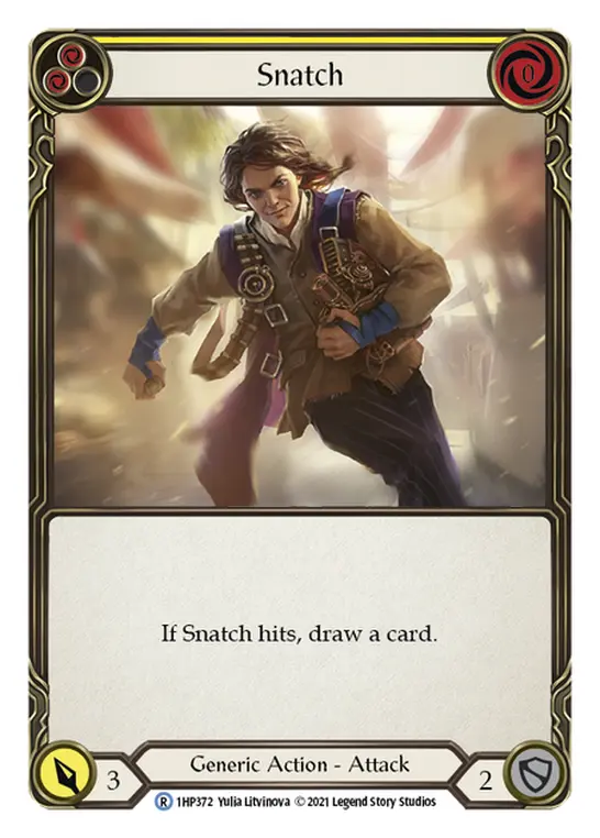 Snatch (Yellow) 1HP372, carta de Flesh and Blood de History Pack 1