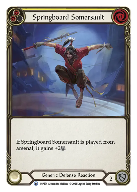 Springboard Somersault (Yellow)
