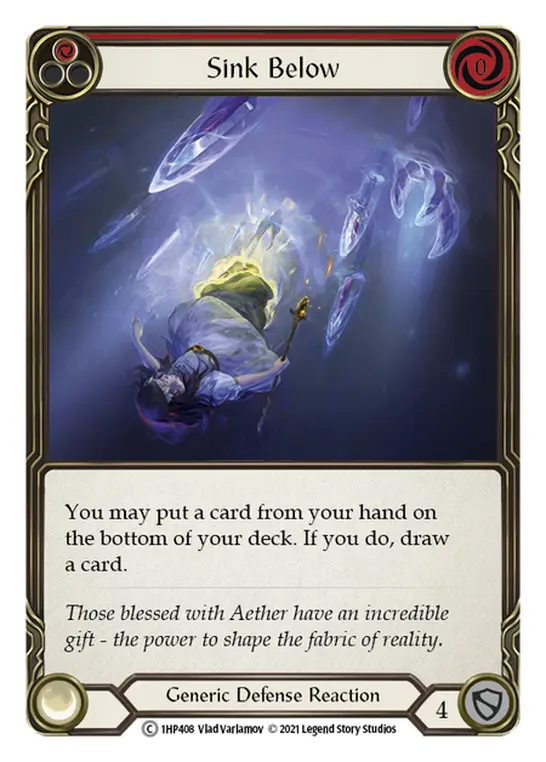 Sink Below (Red) 1HP408