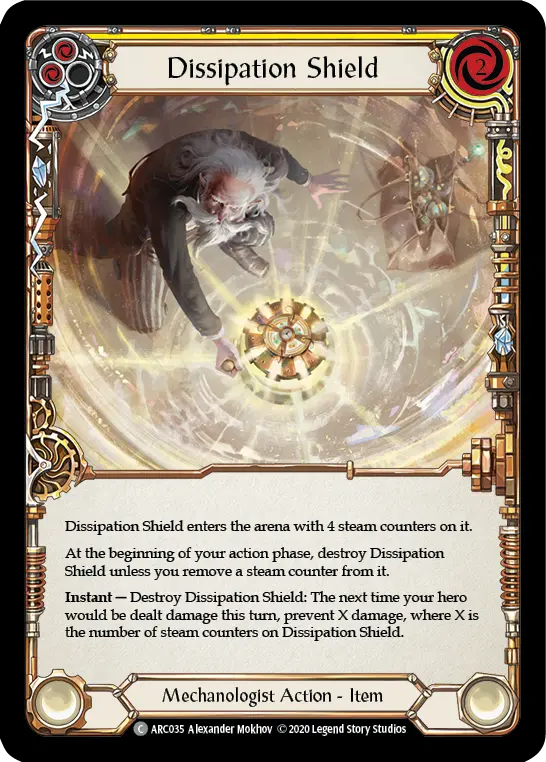 Dissipation Shield (Yellow)