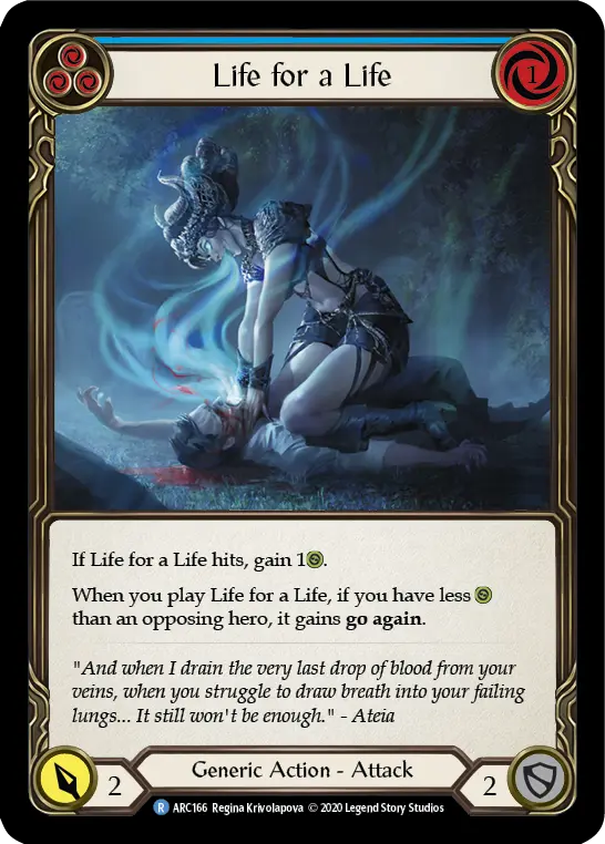 Life for a Life (Blue) ARC166