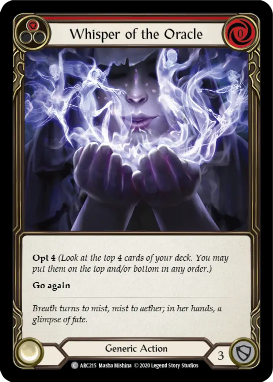 Whisper of the Oracle (Red) ARC215
