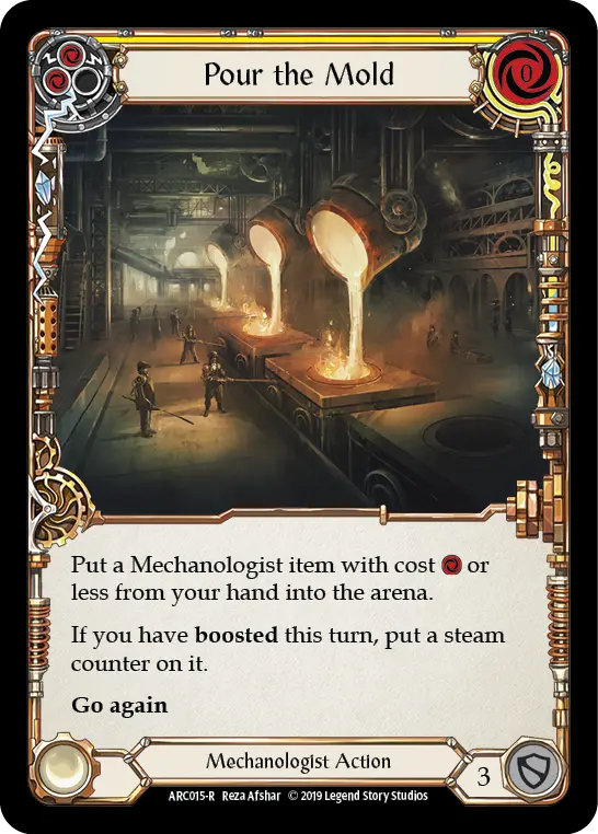 Pour the Mold (Yellow) ARC015