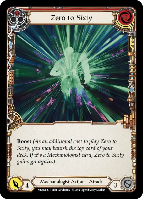 Zero to Sixty (Red)