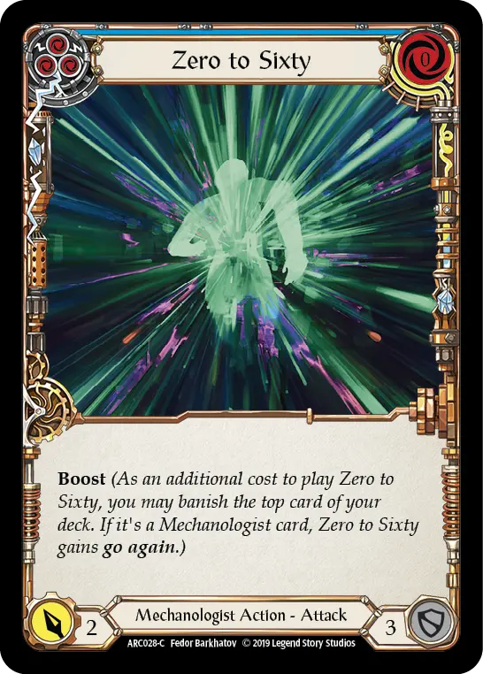 Zero to Sixty (Blue)