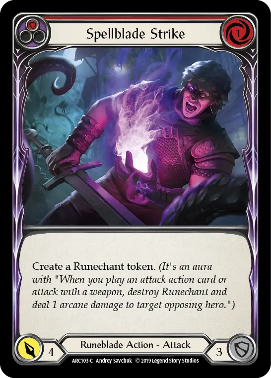Spellblade Strike (Red)