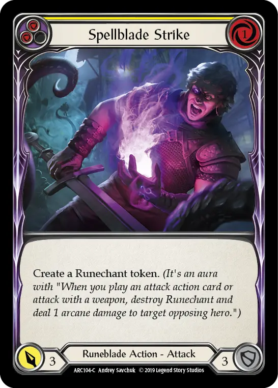 Spellblade Strike (Yellow)