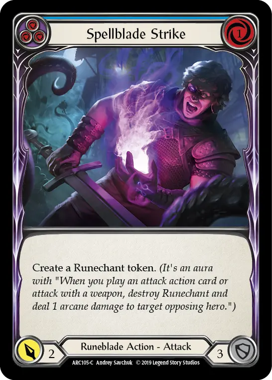 Spellblade Strike (Blue)