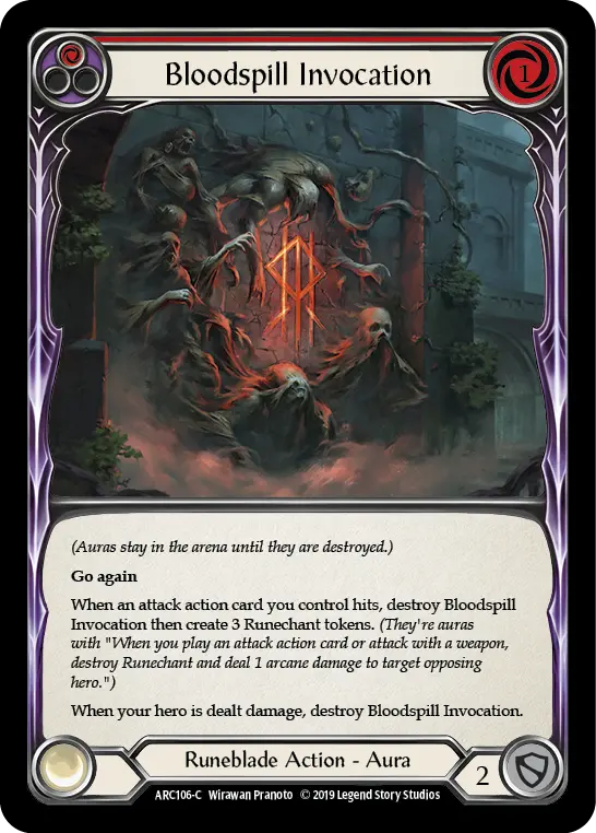 Bloodspill Invocation (Red)