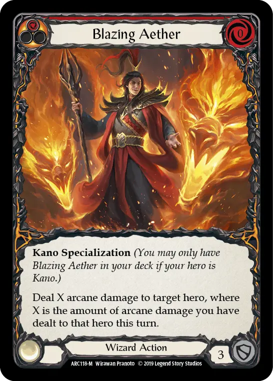 Blazing Aether (Red) ARC118