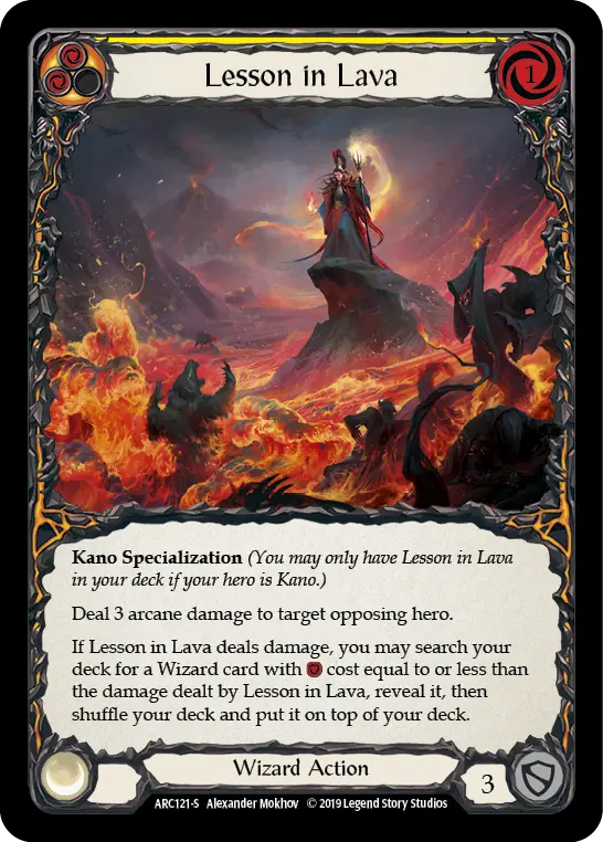 Lesson in Lava (Yellow) ARC121