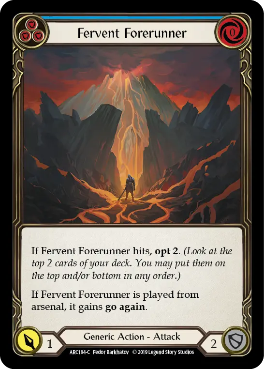 Fervent Forerunner (Blue)