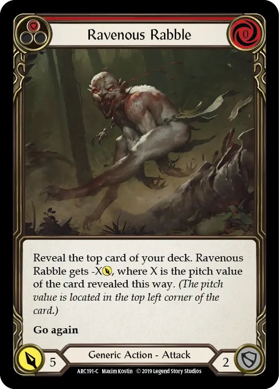 Ravenous Rabble (Red) ARC191