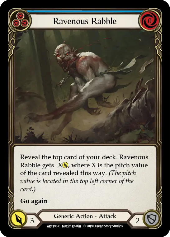 Ravenous Rabble (Blue) ARC193