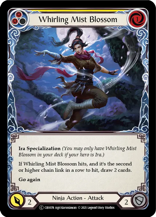 Whirling Mist Blossom (Yellow)