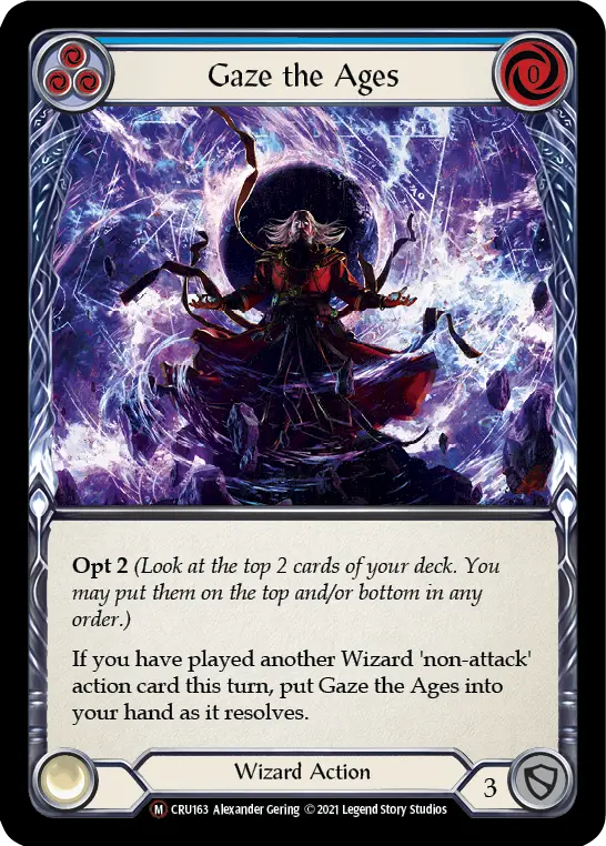 Gaze the Ages (Blue)