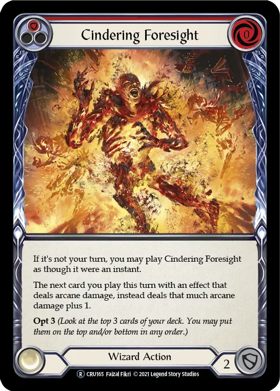 Cindering Foresight (Red)