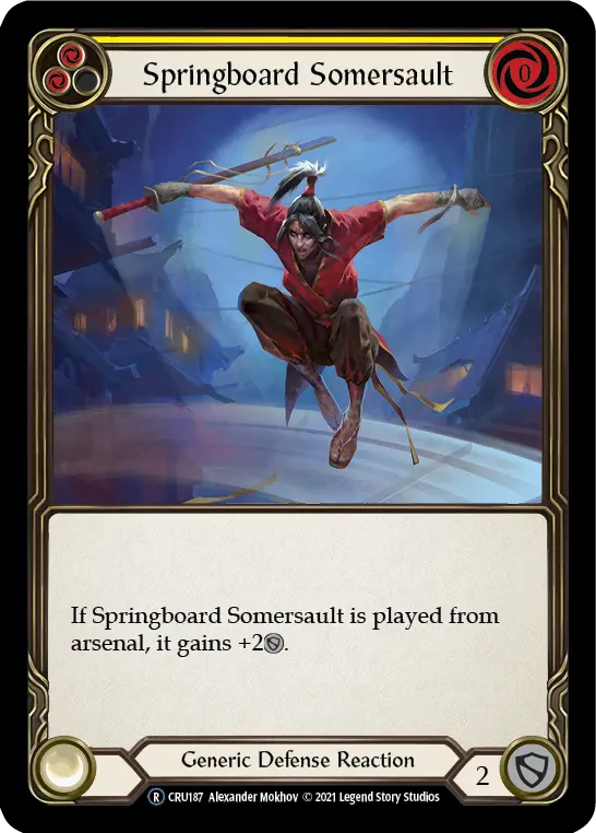 Springboard Somersault (Yellow)