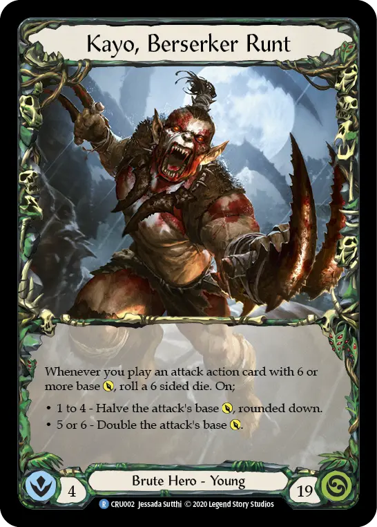 Kayo, Berserker Runt CRU002