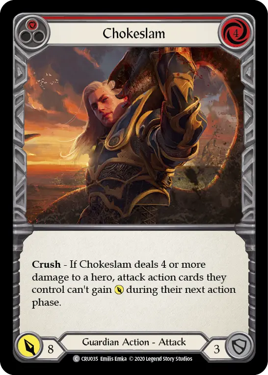 Chokeslam (Red) CRU035