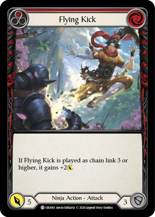 Flying Kick (Red) CRU063