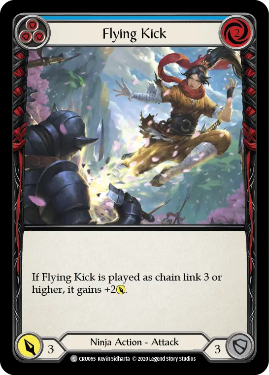 Flying Kick (Blue) CRU065