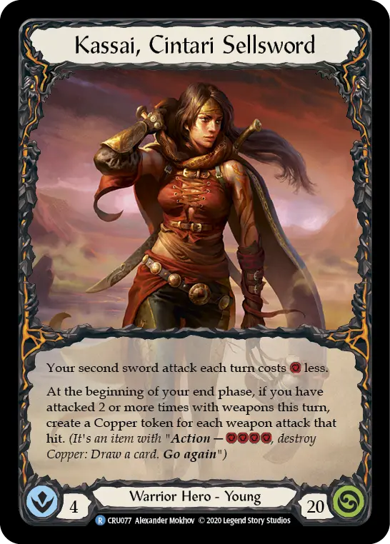Kassai, Cintari Sellsword CRU077