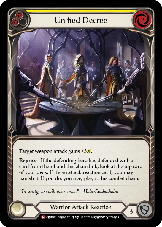 Unified Decree (Yellow) CRU083