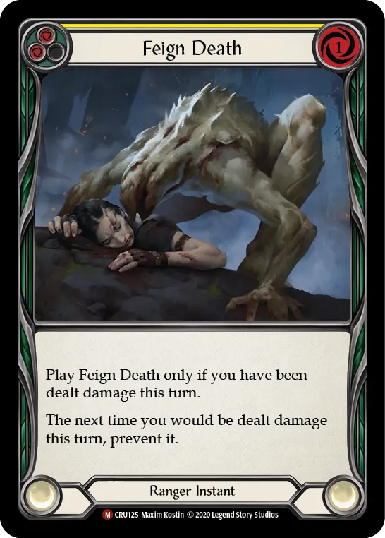 Feign Death (Yellow) CRU125
