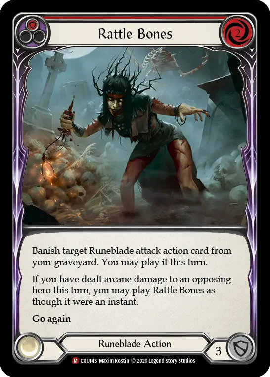 Rattle Bones (Red) CRU143