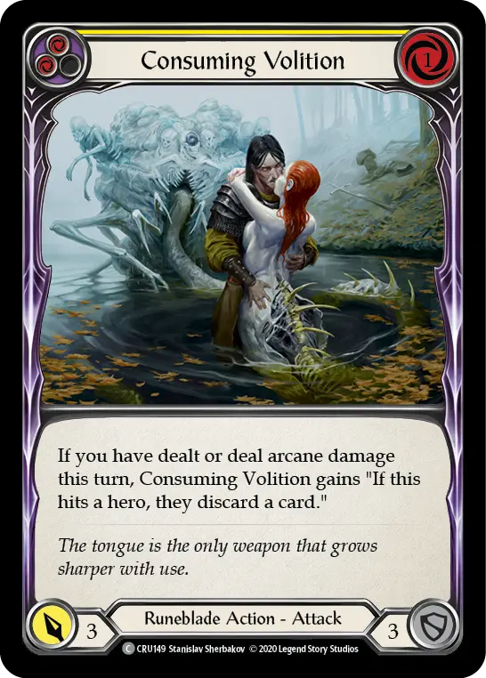 Consuming Volition (Yellow) CRU149