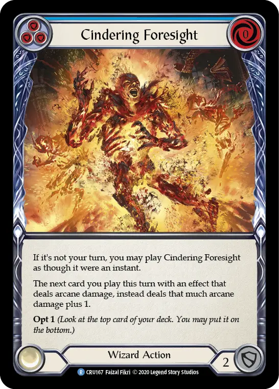 Cindering Foresight (Blue) CRU167