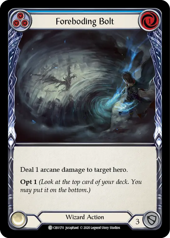 Foreboding Bolt (Blue) CRU170