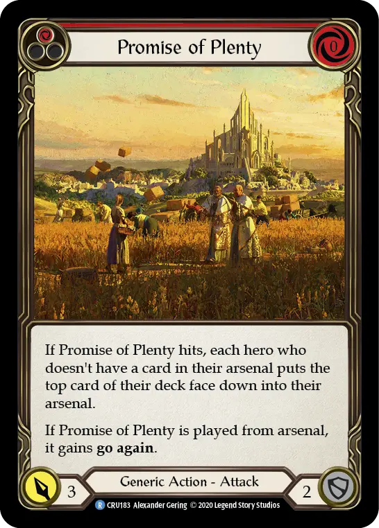 Promise of Plenty (Red) CRU183