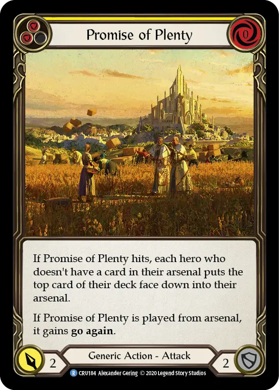 Promise of Plenty (Yellow) CRU184