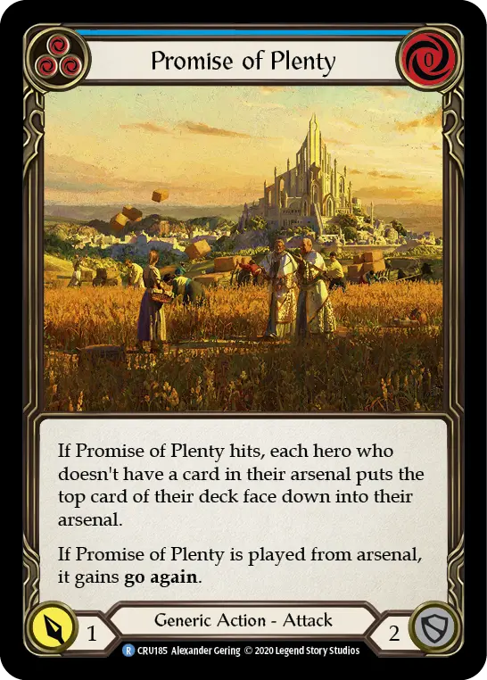 Promise of Plenty (Blue) CRU185