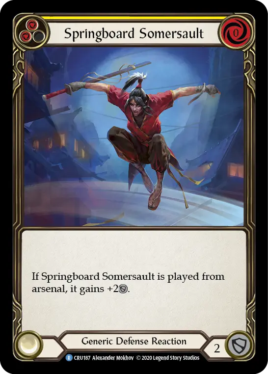 Springboard Somersault (Yellow) CRU187