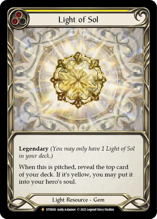 Light of Sol (Yellow) DTD000