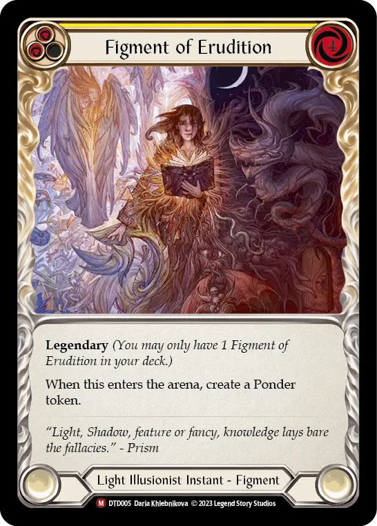Figment of Erudition (Yellow) DTD005