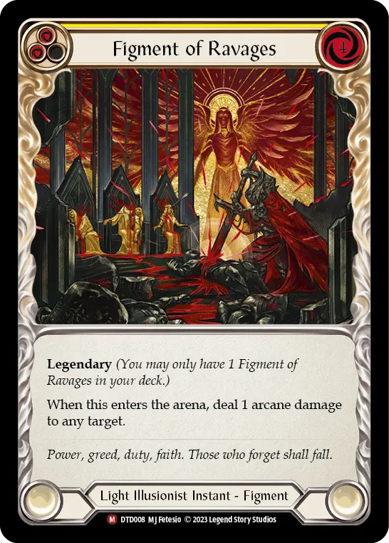 Figment of Ravages (Yellow) DTD008