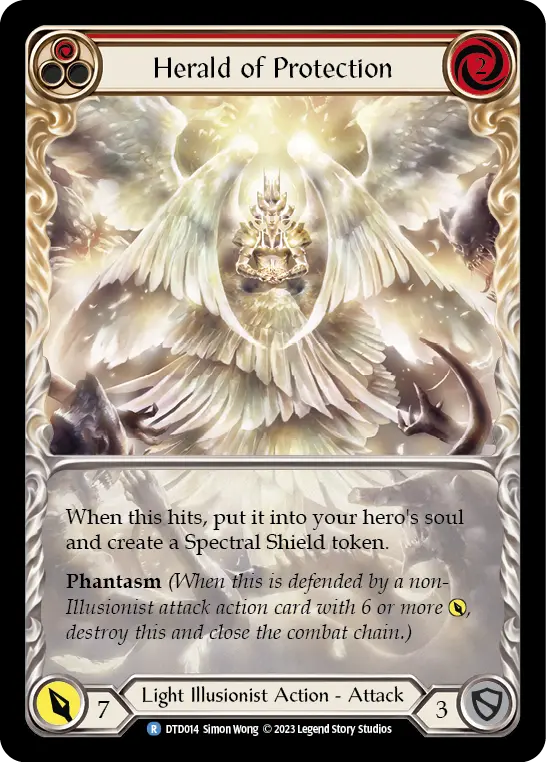 Herald of Protection (Red) DTD014