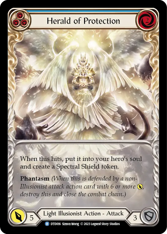 Herald of Protection (Blue) DTD016
