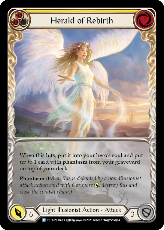Herald of Rebirth (Yellow) DTD021